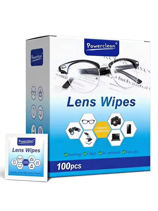 Disposable Eyeglass Cleaning Wipes, Individually Packaged Lens Cleaner, Suitable For Glasses, Fashion Lenses, Phone Screens, Electronic Products And Camera Lenses, Portable And Easy To Use, Eyeglass Cleaning, Screen Wiping