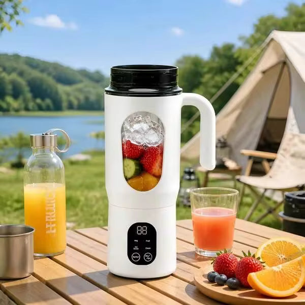Portable Blender For Shakes And Smoothies, 20ozTravel Cup & Lid, Durable Stainless Steel Blades, Personal Smoothie Blender